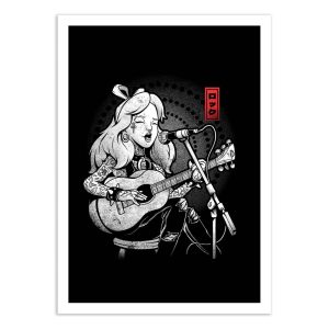 ART-POSTER ALICE WONDERLAND SONG - EduEly - WALL EDITIONS