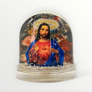 BOULE À NEIGE IMPRIMÉE JESUS CHRIST - J'AI VU LA VIERGE