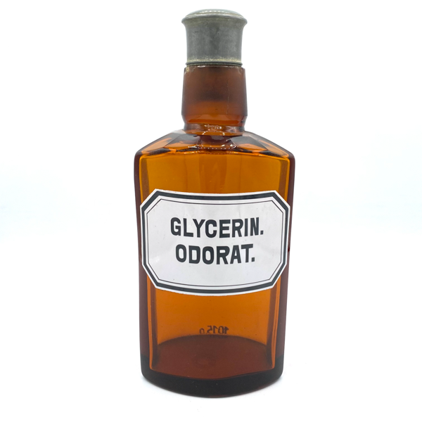 FLACON D'APOTHICAIRE GLYCERIN. ODORAT. - A0018