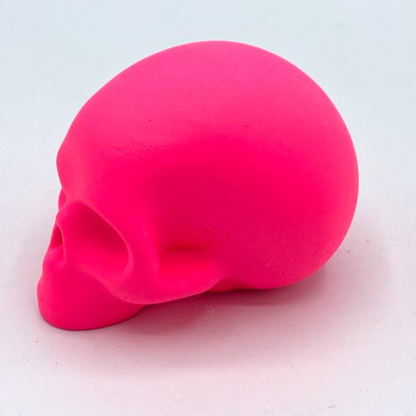 MINI VANITÉ PINK - TÊTE DE MORT EN PLÂTRE - J'AI VU LA VIERGE