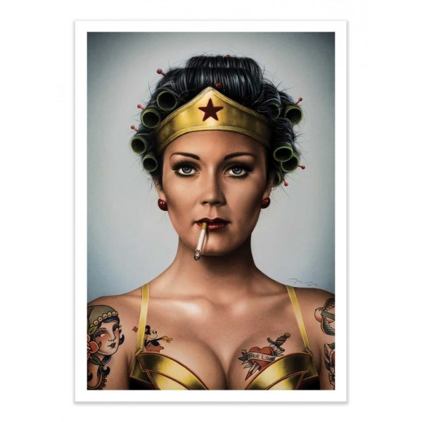 ART-POSTER GIRL POWER WONDER WOMAN - Alexandre Granger - WALL EDITIONS